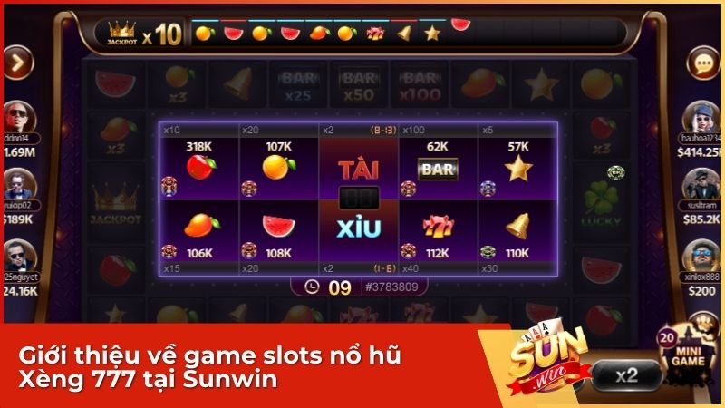 Game nổ hũ Xèng 777 Sunwin – Luật chơi & Bí quyết Nổ hũ Tiền tỷ 1 Giới thiệu về game slots nổ hũ Xèng 777 tại Sunwin