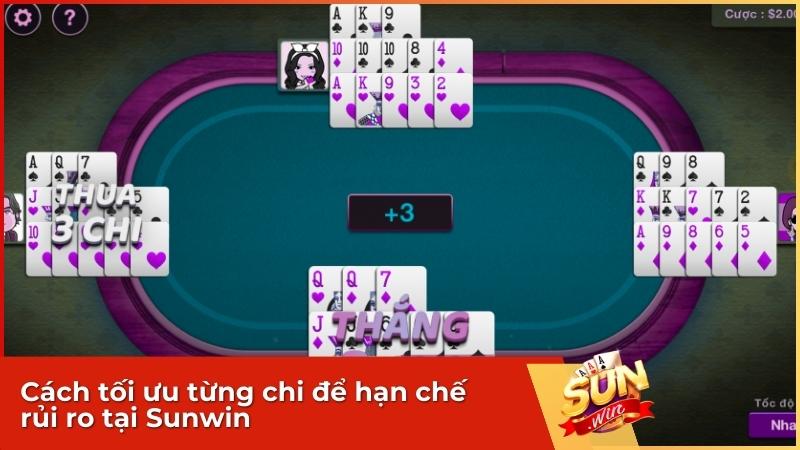 Bí quyết xếp bài giúp tăng tỷ lệ thắng tại Sunwin