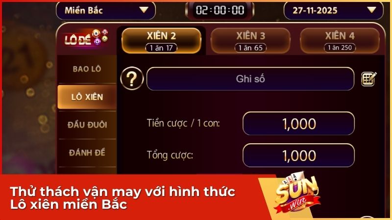 Thử thách vận may với hình thức Lô xiên miền Bắc