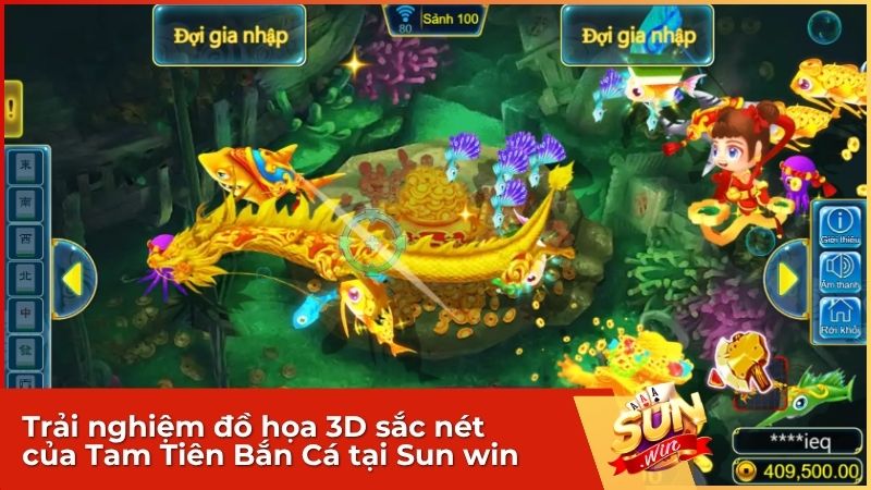 Hướng Dẫn Chơi Tam Tiên Bắn Cá Tại Sun win: Luật Chơi Mới Nhất 2026 1 Mãn nhãn với đại dương 3D huyền ảo của Tam Tiên Bắn Cá Sun win – Thế giới săn thưởng đầy mê hoặc